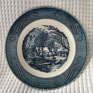 Royal China Currier and Ives plate